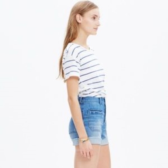 Madewell High Rise Shorts - Button Fly Edition - Picture 3 of 8